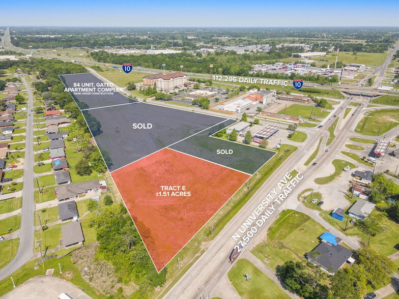 More Photos Of N UNIVERSITY AVE AND I-10, Lafayette Land For Sale