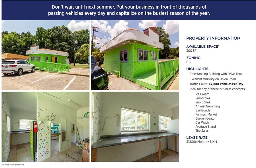 More Photos Of 3335 Union Rd, Gastonia Freestanding For Lease