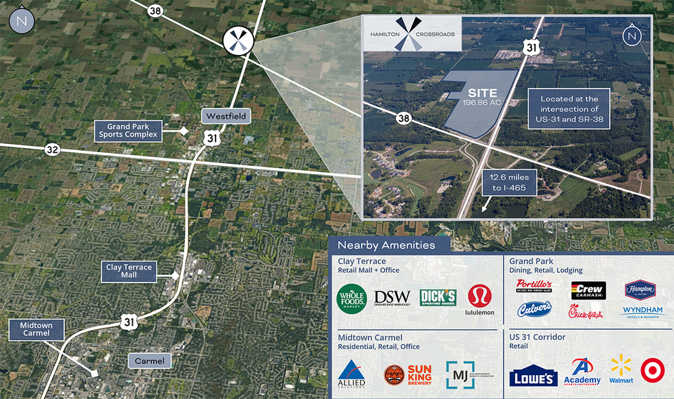 More Photos Of NWQ of SR 38 & US-31, Sheridan Land For Lease