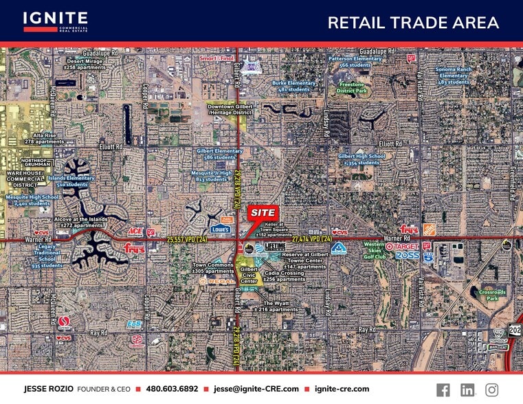 More Photos Of 35 E Warner Rd, Gilbert General Retail For Lease