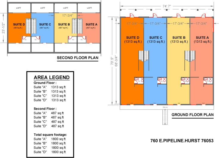 More Photos Of 760 E Pipeline Rd, Hurst Storefront For Lease