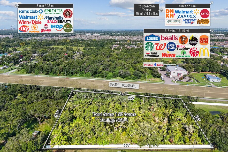 More Photos Of 11218 US 301, Riverview Land For Sale