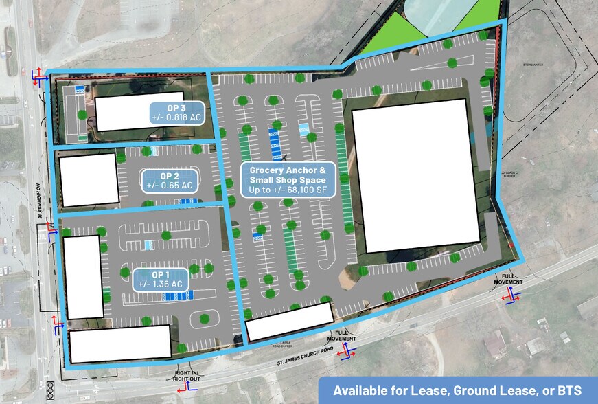 More Photos Of Intersection of St. James Church & NC-16 rd, Denver Land For Lease