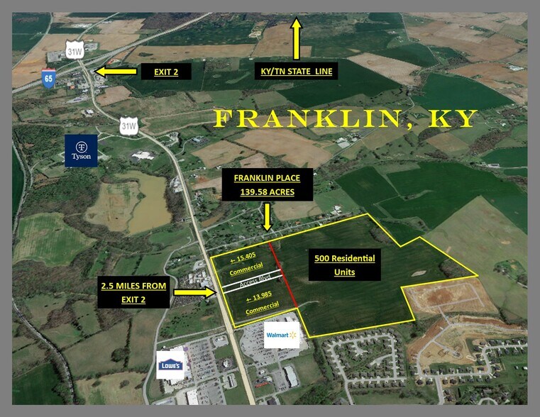 More Photos Of Nashville Rd @ VFW Road, Franklin Land For Sale