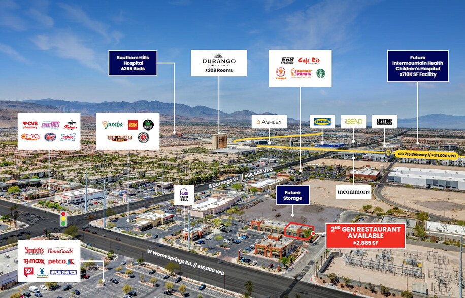 More Photos Of 8530 W Warm Springs Rd, Las Vegas Restaurant For Lease