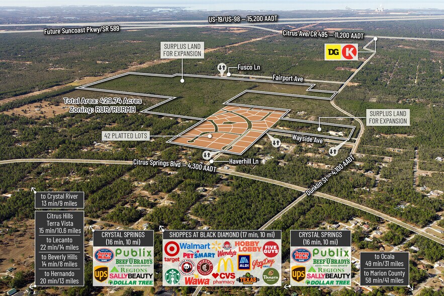 More Photos Of 5181 W Dunklin St, Dunnellon Land For Sale
