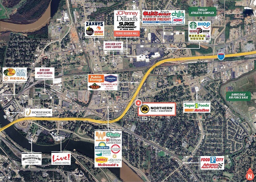 More Photos Of 200 John Wesley Blvd, Bossier City Freestanding For Sale