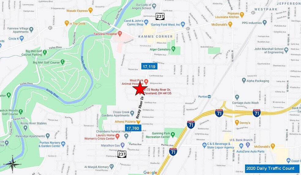 More Photos Of 4172-4178 Rocky River Dr, Cleveland General Retail For Sale