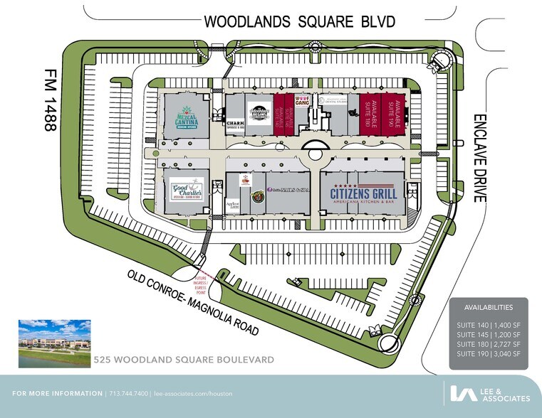 More Photos Of 525 Woodland Square Blvd, Conroe Unknown For Lease