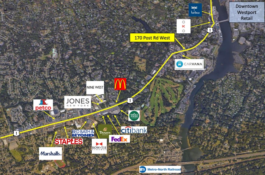 More Photos Of 170 Post Rd W, Westport Storefront For Lease