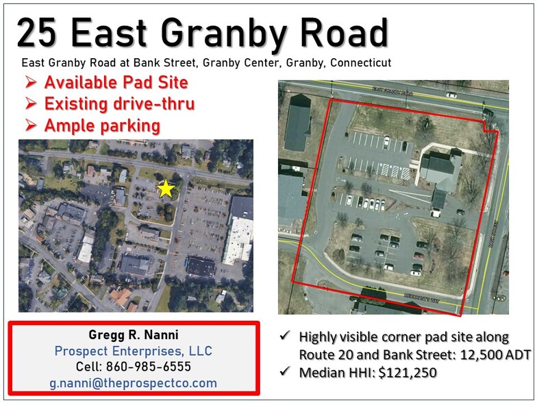 Primary Photo Of 25 E Granby Rd, Granby Bank For Lease