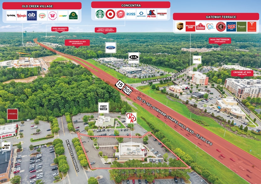 More Photos Of 5313 New Hope Commons Boulevard Ext, Durham General Retail For Sale