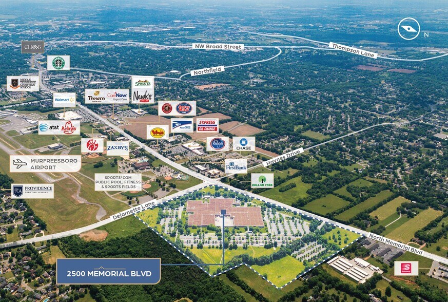 More Photos Of 2500 N Memorial Blvd, Murfreesboro Office For Sale