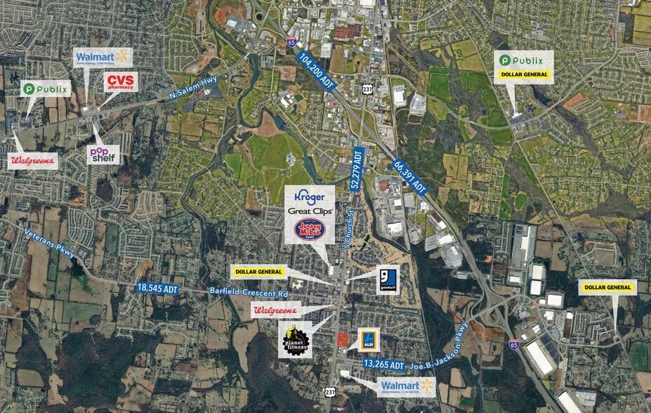 More Photos Of South Church Street, Murfreesboro Land For Lease