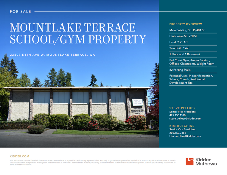 Primary Photo Of 23607 54th Ave W, Mountlake Terrace Religious Facility For Sale