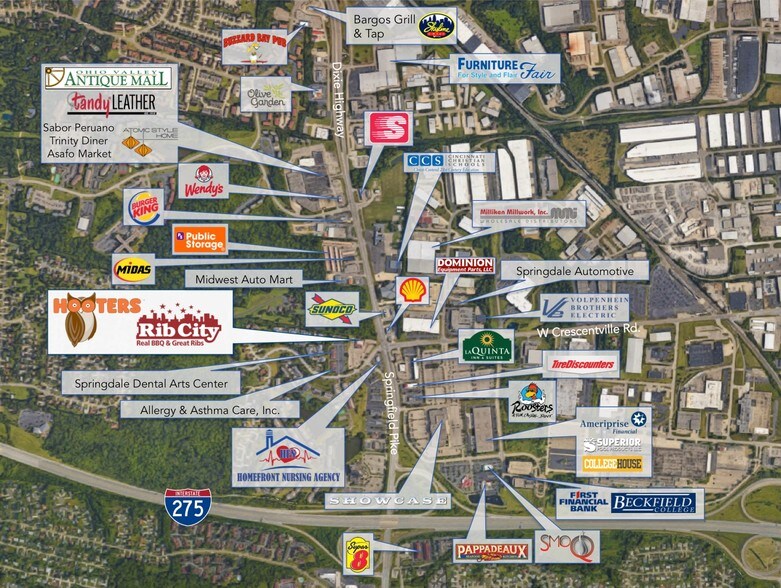 More Photos Of 12183-12185 Springfield Pike, Cincinnati Restaurant For Lease