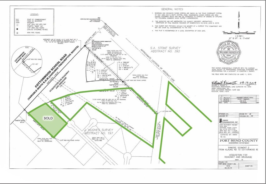 More Photos Of Bamore Rd & Cottonwood School Rd, Rosenberg Land For Sale
