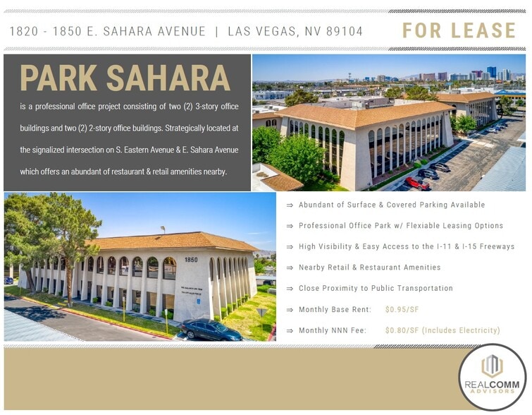 More Photos Of 1820 E Sahara Ave, Las Vegas Unknown For Lease
