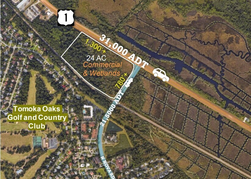More Photos Of N Us Hwy 1 & Nova Rd, Ormond Beach Land For Sale