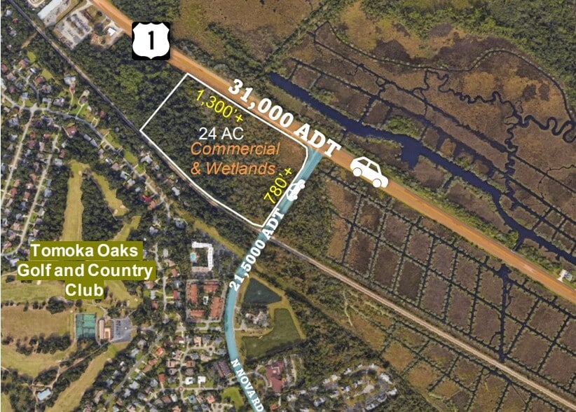 More Photos Of N Us Hwy 1 & Nova Rd, Ormond Beach Land For Sale
