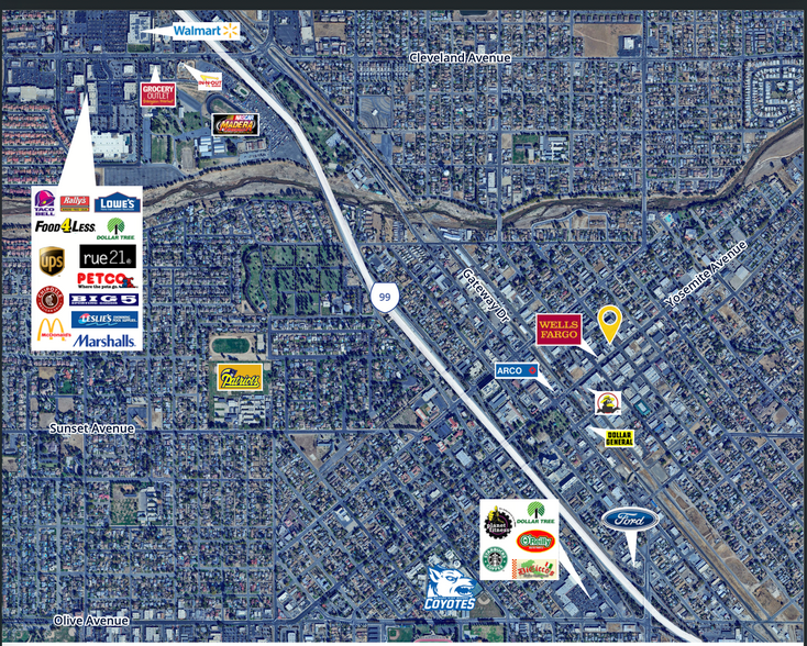 More Photos Of 231-233 E Yosemite Ave, Madera Bank For Sale