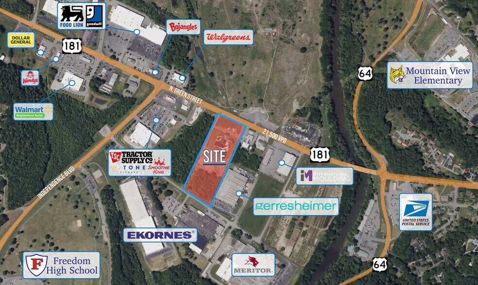 More Photos Of 833 N Green St, Morganton Industrial For Lease