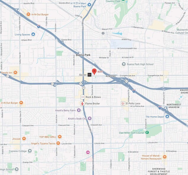 More Photos Of 8031-8081 Orangethorpe Ave, Buena Park Showroom For Lease