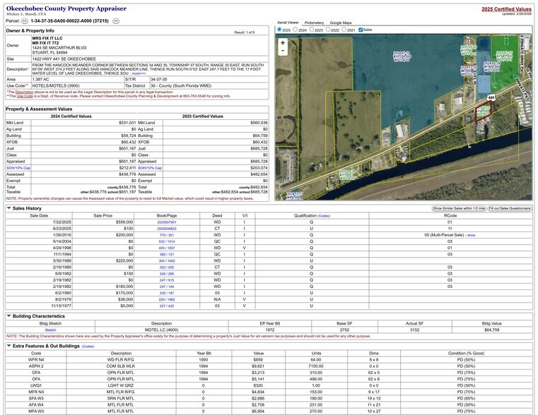 More Photos Of 1422 US 441 SE, Okeechobee Hotel For Sale