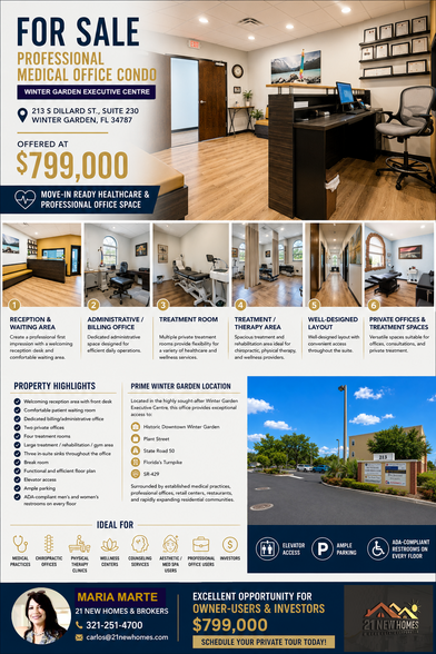 More Photos Of 213 S Dillard St, Winter Garden Medical For Sale