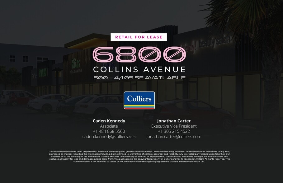 More Photos Of 6782-6804 Collins Ave, Miami Beach Unknown For Lease