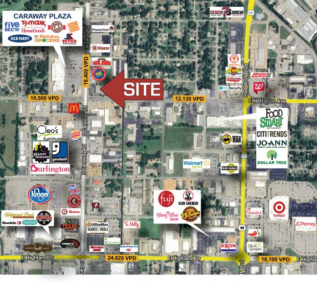 More Photos Of 1330 S Caraway Rd, Jonesboro Drugstore For Lease