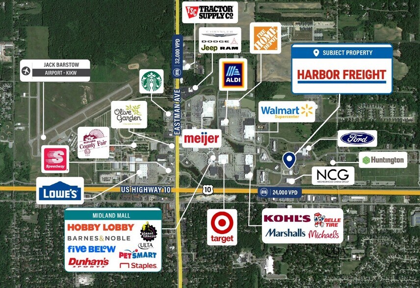 More Photos Of 701 Joe Mann Blvd, Midland Storefront For Sale