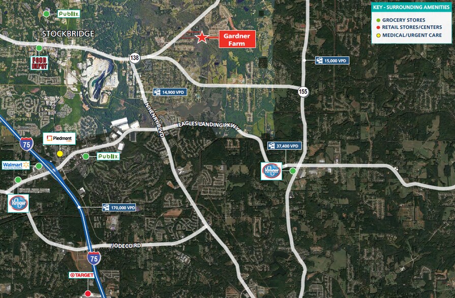 More Photos Of 706 Hwy 138, Stockbridge Land For Sale