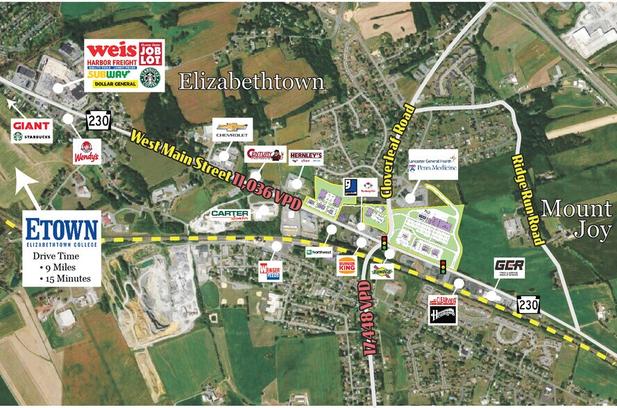 More Photos Of Route 230 and Cloverleaf Rd, Elizabethtown General Retail For Lease