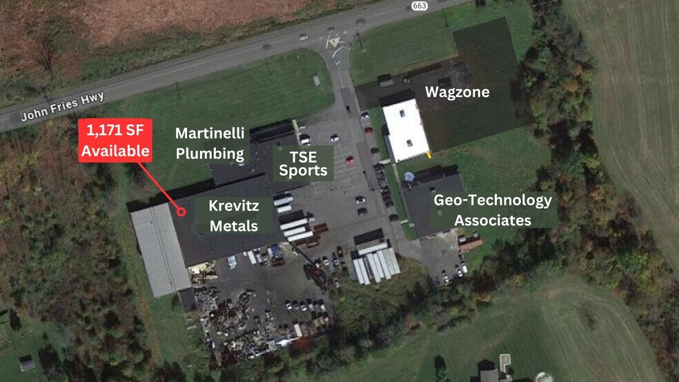 More Photos Of 2385 John Fries Hwy, Quakertown Light Manufacturing For Lease