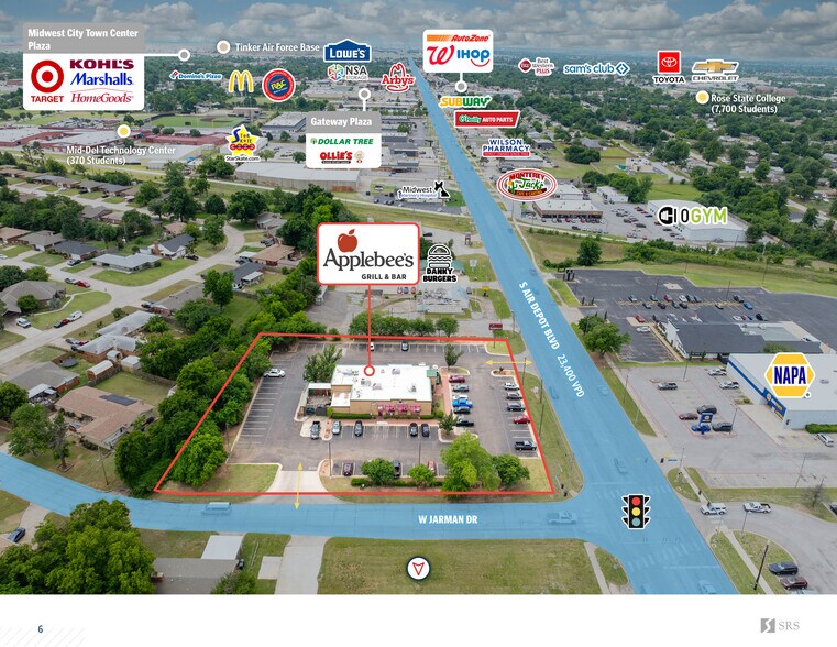 More Photos Of 608 S. Air Depot Boulevard, Midwest City Restaurant For Sale