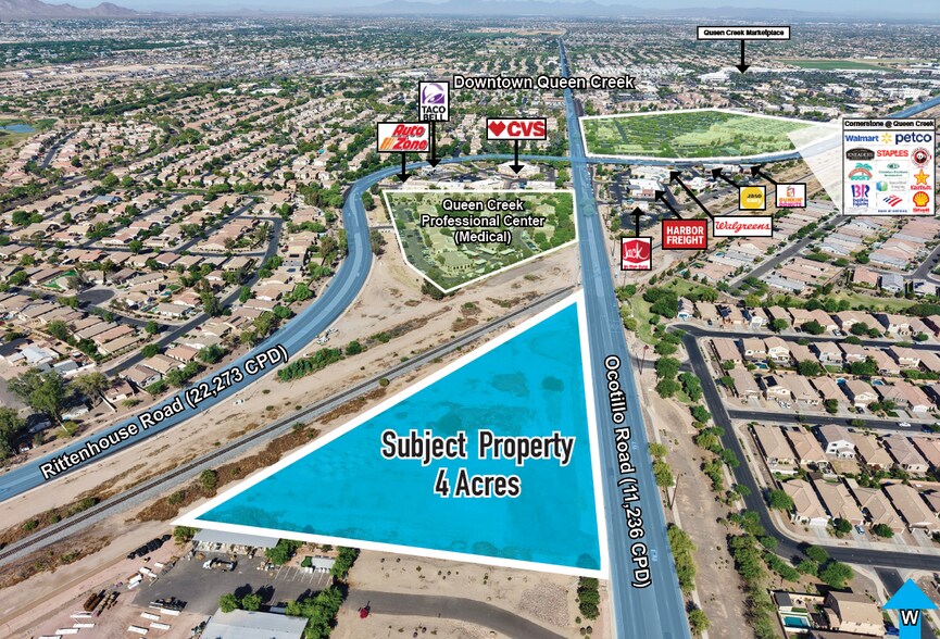 More Photos Of 21433 E Ocotillo Rd, Queen Creek Land For Sale