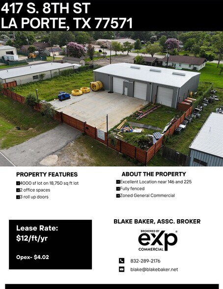 More Photos Of 417 S. 8th St, La Porte Warehouse For Lease