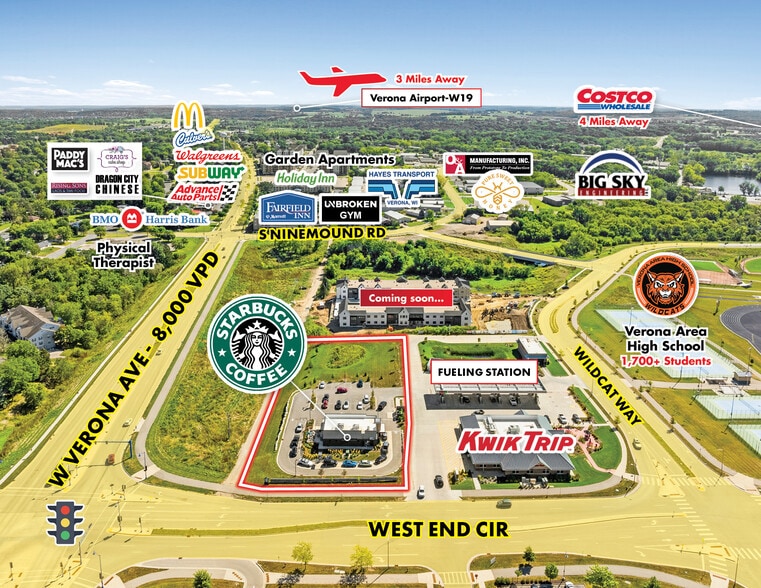 More Photos Of 147 West End Cir, Verona Fast Food For Lease