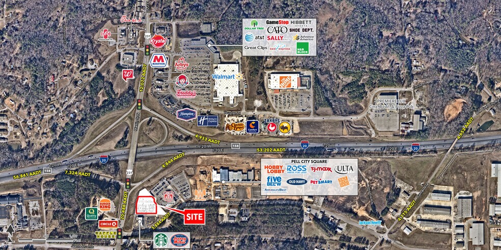 Primary Photo Of Highway 231 & Interstate 20, Pell City General Retail For Lease