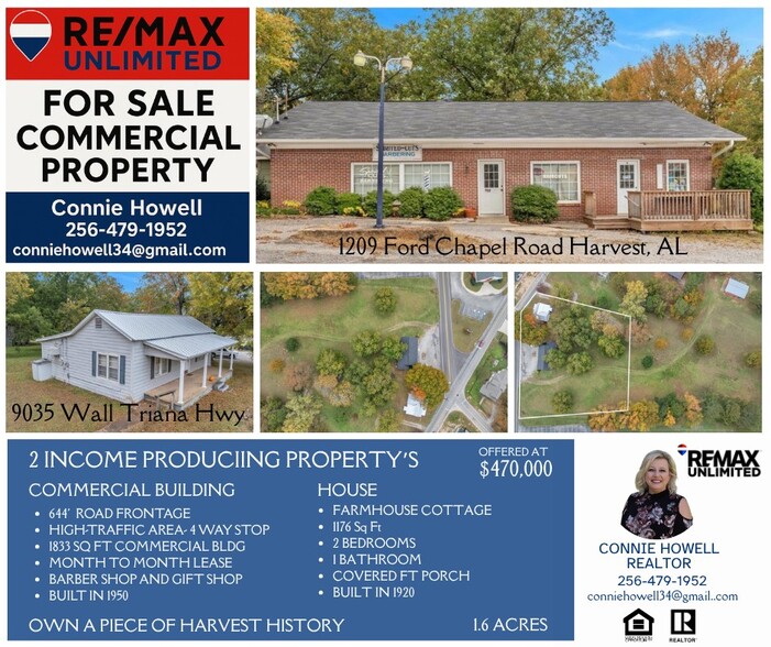 Primary Photo Of 1209 Ford Chapel Rd, Harvest General Retail For Sale