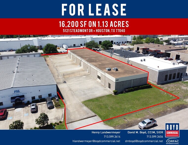 More Photos Of 5121 Steadmont Dr, Houston Manufacturing For Lease