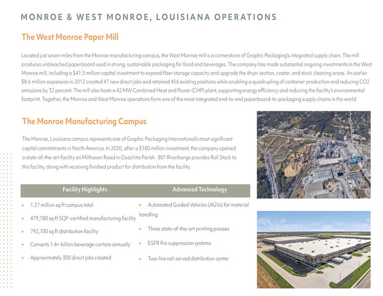 More Photos Of 801 Riverbarge Rd, Monroe Distribution For Sale