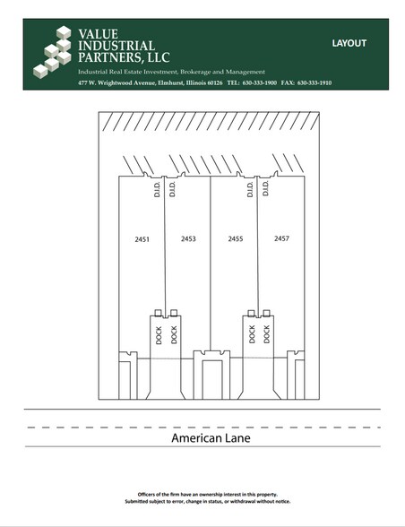 More Photos Of 2451-2457 American Ln, Elk Grove Village Warehouse For Lease