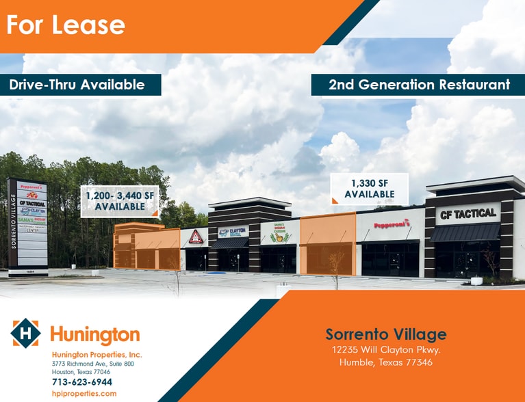 Primary Photo Of 12235 Will Clayton Blvd, Humble Storefront For Lease