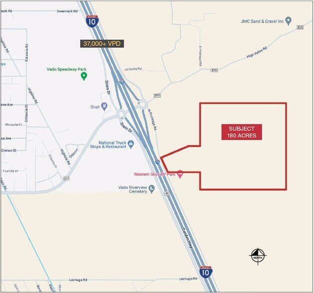 More Photos Of SEC I-10 & High Valley Rd, Vado Land For Sale