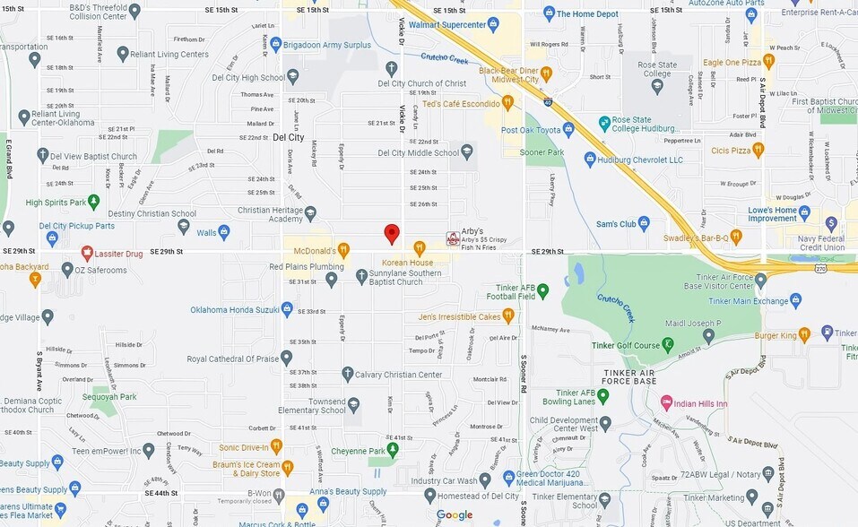 More Photos Of 4605-4621 SE 29th St, Del City Unknown For Lease