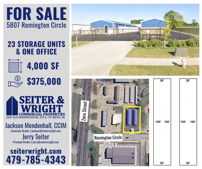 Primary Photo Of 5807 Remington Cir, Fort Smith Self Storage For Sale