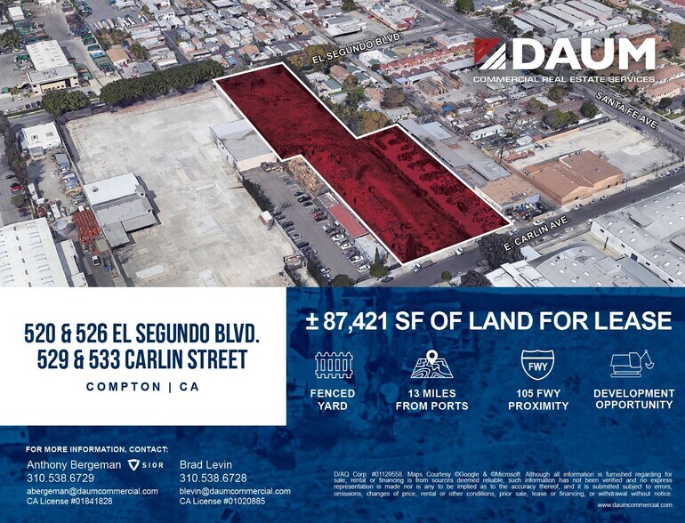 Primary Photo Of , Compton Land For Sale