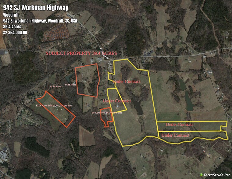 More Photos Of 942 Sj Workman Hwy, Woodruff Land For Sale